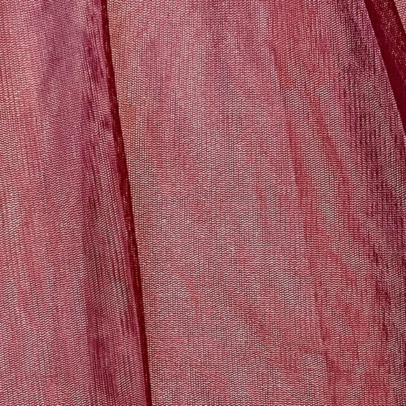 Elegant Burgundy Strapless Dress - Picture 2 of 5